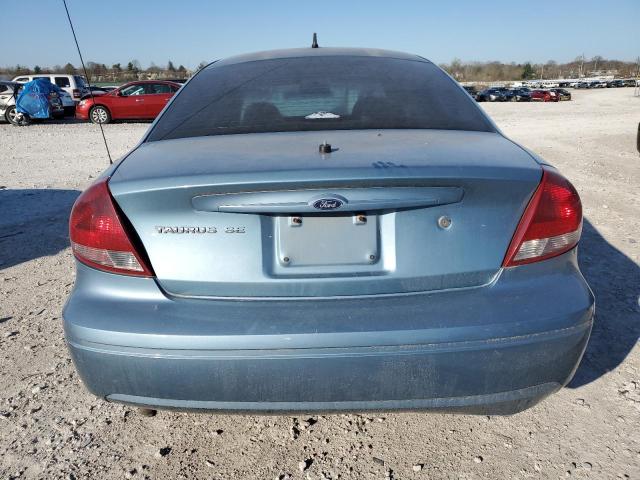 1FAFP53U56A114411 - 2006 FORD TAURUS SE BLUE photo 6