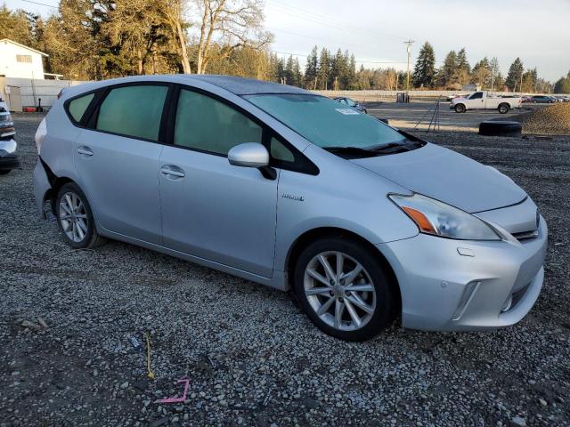 JTDZN3EU6C3139526 - 2012 TOYOTA PRIUS V SILVER photo 4