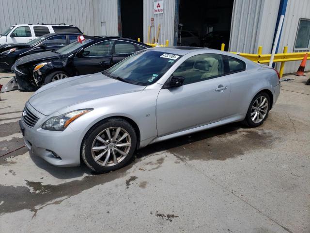 JN1CV6EKXEM111654 - 2014 INFINITI Q60 JOURNEY SILVER photo 1