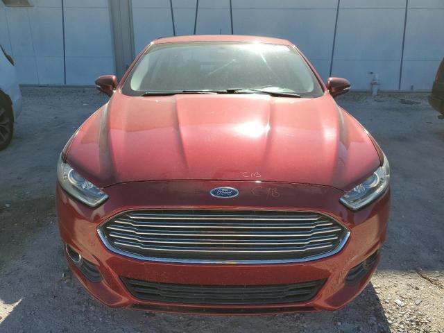 3FA6P0H98ER104595 - 2014 FORD FUSION SE RED photo 5