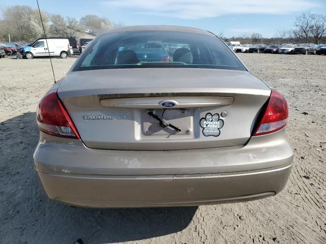 1FAHP53U37A165772 - 2007 FORD TAURUS SE TAN photo 6