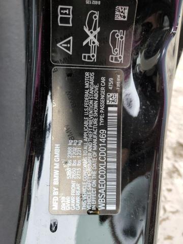 WBSAE0C0XLCD01469 - 2020 BMW M8 BLACK photo 12