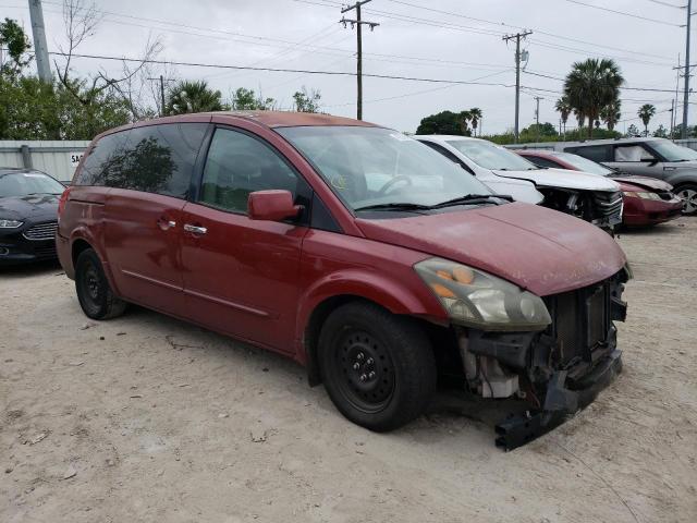 5N1BV28U27N113776 - 2007 NISSAN QUEST S RED photo 4