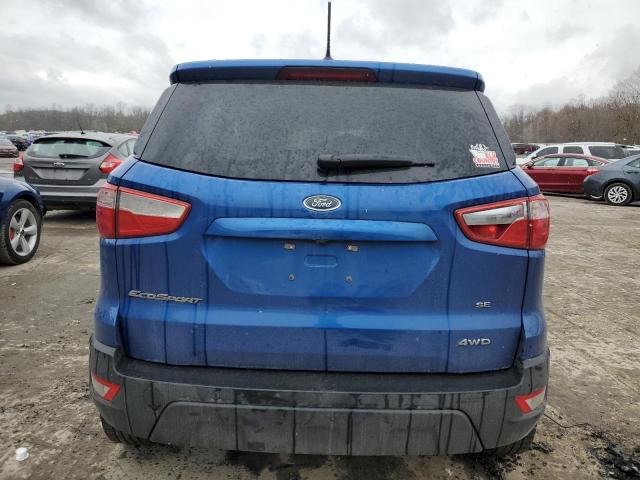 MAJ6S3GL7MC406714 - 2021 FORD ECOSPORT SE BLUE photo 6