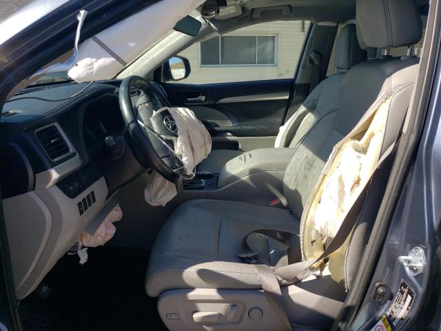 5TDJZRFH2JS492010 - 2018 TOYOTA HIGHLANDER SE GRAY photo 7