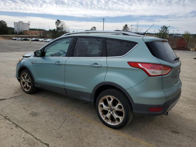 1FMCU0J90DUB36119 - 2013 FORD ESCAPE TITANIUM TEAL photo 2