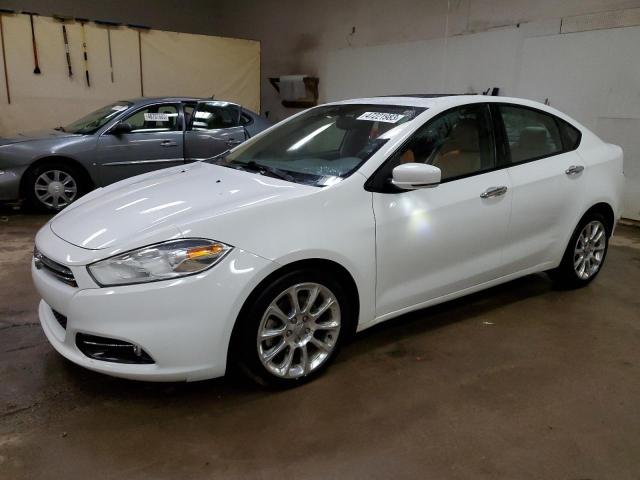 1C3CDFCH5DD294018 - 2013 DODGE DART LIMITED WHITE photo 1