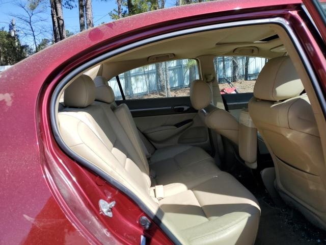 1HGFA16958L091619 - 2008 HONDA CIVIC EXL ბურგუნდია ფოტო 10