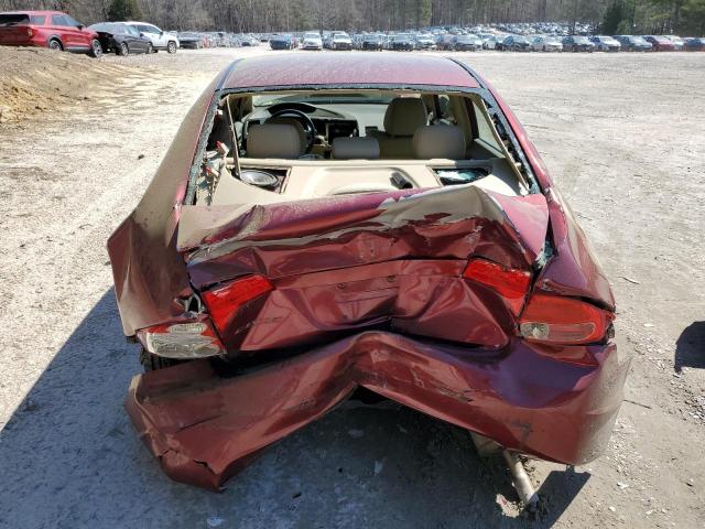 1HGFA16958L091619 - 2008 HONDA CIVIC EXL ბურგუნდია ფოტო 6