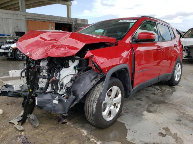 3C4NJCBB5JT344379 - 2018 JEEP COMPASS LATITUDE RED photo 2