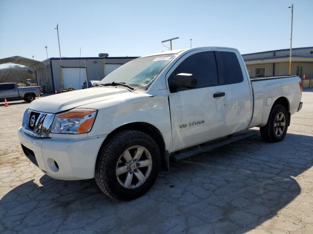 1N6BA0CH1BN323211 - 2011 NISSAN TITAN S WHITE photo 1