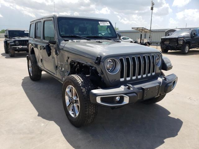 1C4HJXEN1NW120942 - 2022 JEEP WRANGLER U SAHARA GRAY photo 4
