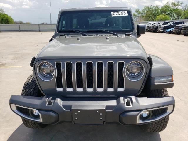 1C4HJXEN1NW120942 - 2022 JEEP WRANGLER U SAHARA GRAY photo 5