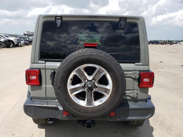 1C4HJXEN1NW120942 - 2022 JEEP WRANGLER U SAHARA GRAY photo 6