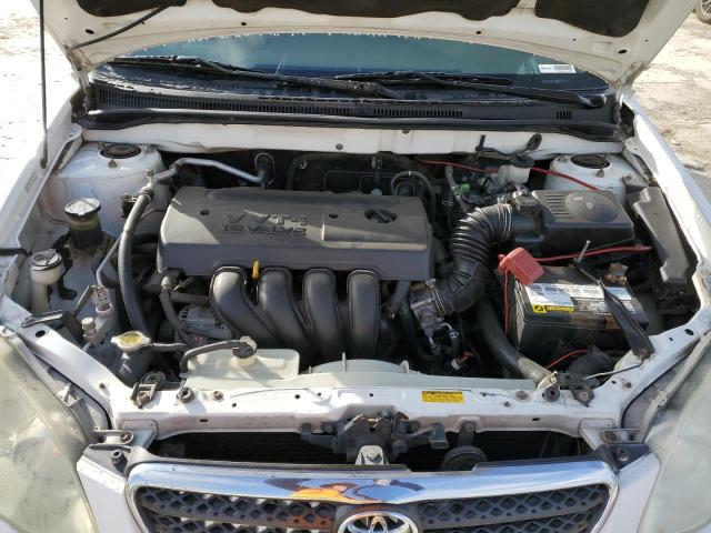 JTDBR32E552061865 - 2005 TOYOTA COROLLA CE WHITE photo 11