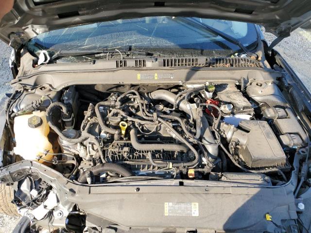 3FA6P0HD3KR111812 - 2019 FORD FUSION SE GRAY photo 11