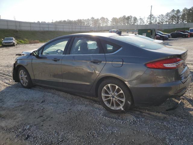 3FA6P0HD3KR111812 - 2019 FORD FUSION SE GRAY photo 2