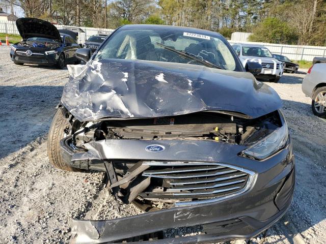 3FA6P0HD3KR111812 - 2019 FORD FUSION SE GRAY photo 5