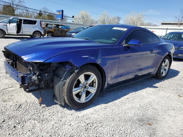 1FA6P8AMXF5310065 - 2015 FORD MUSTANG BLUE photo 1
