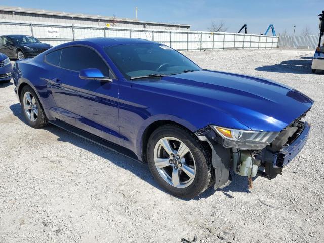 1FA6P8AMXF5310065 - 2015 FORD MUSTANG BLUE photo 4