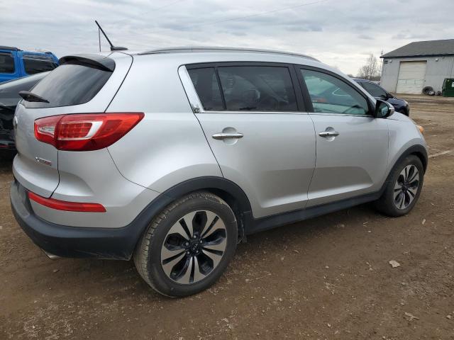 KNDPC3A63D7400268 - 2013 KIA SPORTAGE SX SILVER photo 3