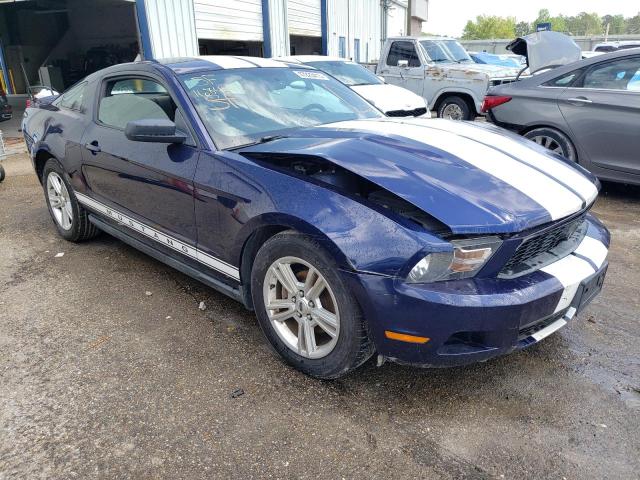 1ZVBP8AN1A5168440 - 2010 FORD MUSTANG BLUE photo 4