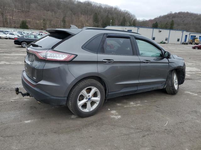 2FMPK4G97GBC13343 - 2016 FORD EDGE SE CHARCOAL photo 3