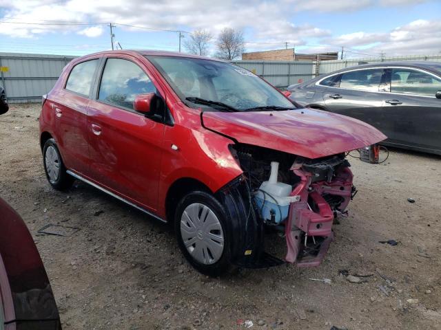 ML32AUHJ7MH013185 - 2021 MITSUBISHI MIRAGE ES RED photo 4