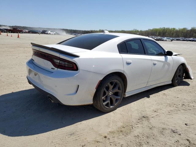 2C3CDXHGXKH561045 - 2019 DODGE CHARGER GT WHITE photo 3