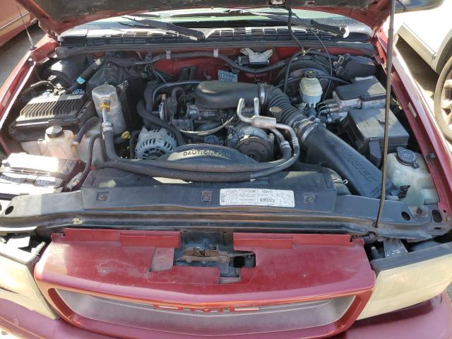 1GTCS19X6W8539049 - 1998 GMC SONOMA MAROON photo 11