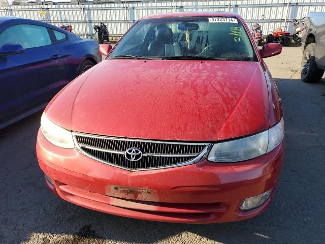 2T1CF28P4YC306788 - 2000 TOYOTA CAMRY SOLA SE RED photo 5