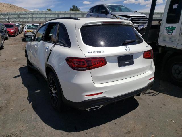 W1N0G8EB5NV337545 - 2022 MERCEDES-BENZ GLC 300 4MATIC WHITE photo 2