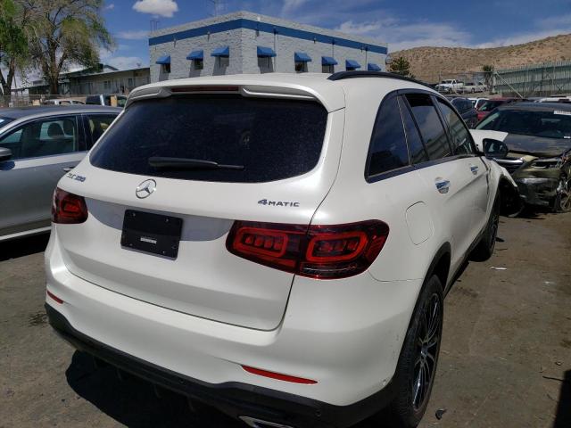 W1N0G8EB5NV337545 - 2022 MERCEDES-BENZ GLC 300 4MATIC WHITE photo 3