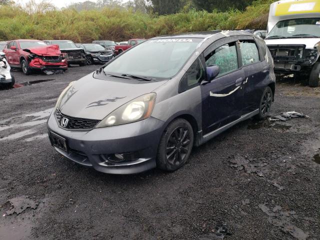 JHMGE8H5XDC043214 - 2013 HONDA FIT SPORT CHARCOAL photo 1