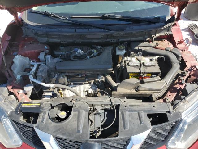 JN8AT2MT3GW025126 - 2016 NISSAN ROGUE S BURGUNDY photo 12