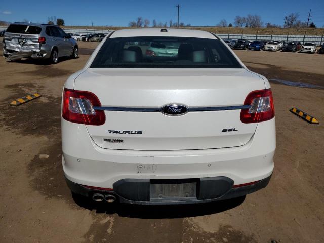 1FAHP2EW9CG135017 - 2012 FORD TAURUS SEL WHITE photo 6