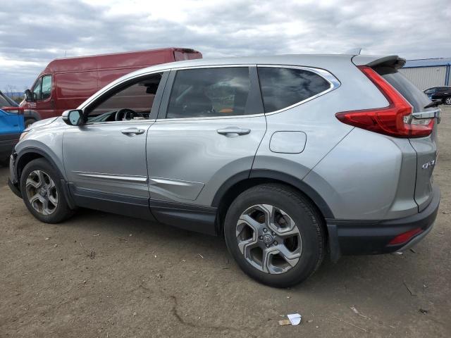 2HKRW2H87KH670369 - 2019 HONDA CR-V EXL SILVER photo 2