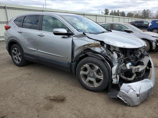 2HKRW2H87KH670369 - 2019 HONDA CR-V EXL SILVER photo 4