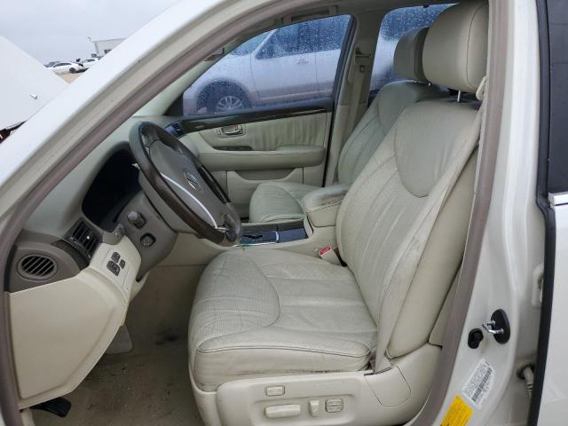 JTHBN30F310016841 - 2001 LEXUS LS 430 WHITE photo 7