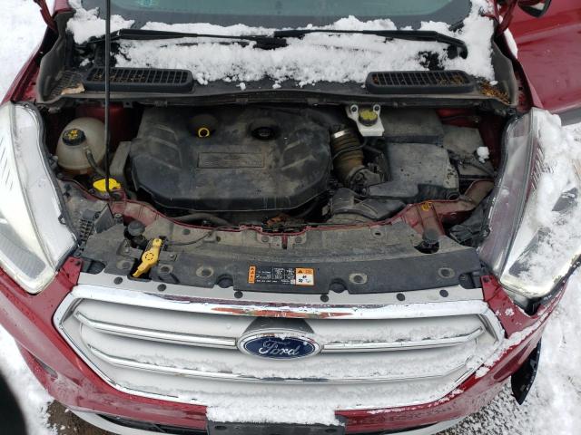 1FMCU9J97HUC36552 - 2017 FORD ESCAPE TITANIUM RED photo 12