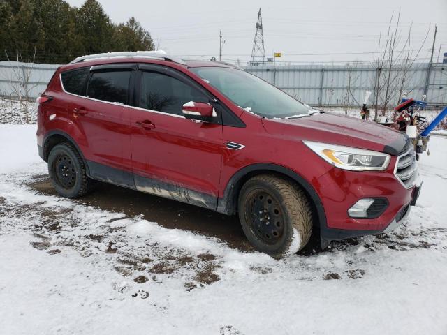 1FMCU9J97HUC36552 - 2017 FORD ESCAPE TITANIUM RED photo 4