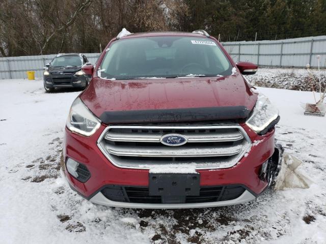 1FMCU9J97HUC36552 - 2017 FORD ESCAPE TITANIUM RED photo 5