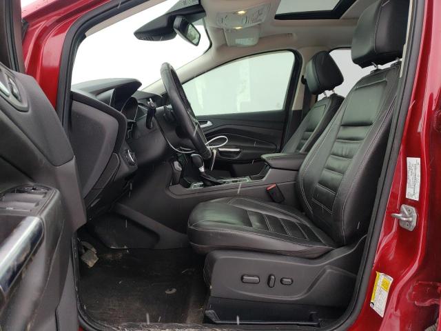 1FMCU9J97HUC36552 - 2017 FORD ESCAPE TITANIUM RED photo 7