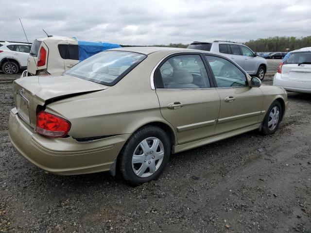 KMHWF25H13A738662 - 2003 HYUNDAI SONATA GL BEIGE photo 3