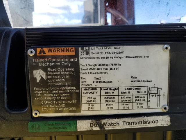 F187V11259F - 2008 HYST FORKLIFT 黄色 照片 10