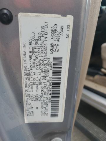 5TBBT44102S266315 - 2002 TOYOTA TUNDRA ACCESS CAB თაფლისფერი ფოტო 12