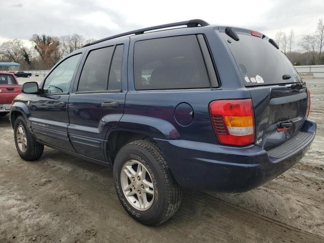 1J4GW48N14C248440 - 2004 JEEP GRAND CHER LAREDO BLUE photo 2