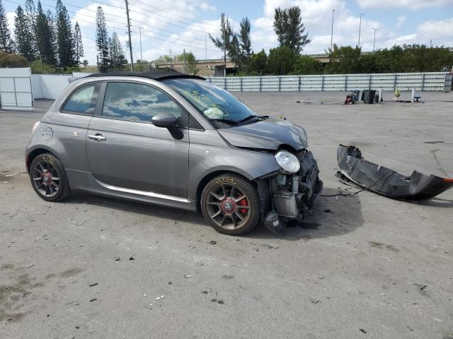 3C3CFFJH1DT707737 - 2013 FIAT 500 ABARTH GRAY photo 4