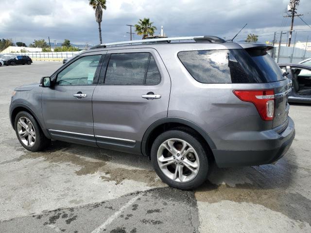 1FM5K7F81EGA23707 - 2014 FORD EXPLORER LIMITED GRAY photo 2