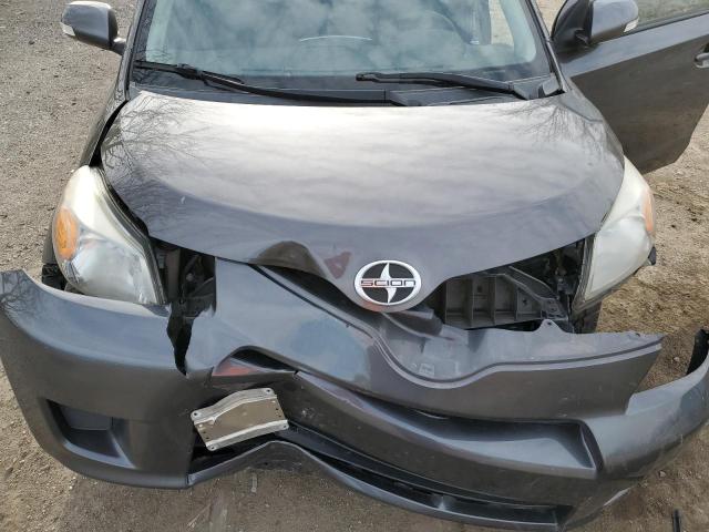 JTKKUPB45E1042180 - 2014 TOYOTA SCION XD GRAY photo 11